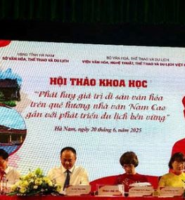 Hội thảo khoa học về phát huy giá trị di sản văn hóa trên quê hương nhà văn Nam Cao