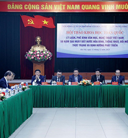 Lý luận, phê bình văn học nghệ thuật phải là suối nguồn trong mát nuôi dưỡng tâm hồn con người