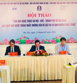 Văn học nghệ thuật Hà Nội - Huế - TPHCM luôn phát huy vai trò dòng chủ lưu