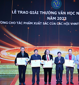 69 tác phẩm được trao Giải thưởng Văn học nghệ thuật năm 2023