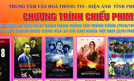 Phú Thọ khai mạc đợt phim đặc biệt chào mừng Quốc khánh 2.9