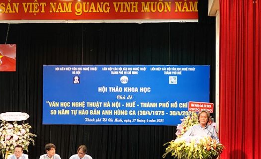 Hà Nội, Huế, Thành phố Hồ Chí Minh giao lưu văn học nghệ thuật