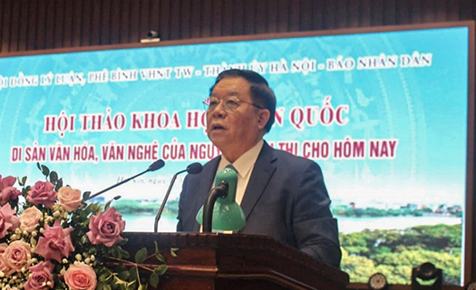 HỘI THẢO KHOA HỌC TOÀN QUỐC “DI SẢN VĂN HÓA, VĂN NGHỆ CỦA NGUYỄN ĐÌNH THI CHO HÔM NAY”