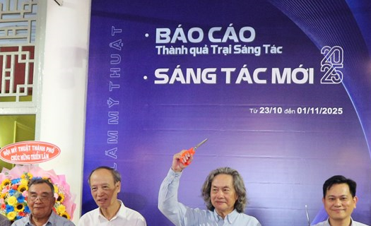 Triển lãm kết quả sáng tác 2025 của Hội Mỹ thuật TP.HCM