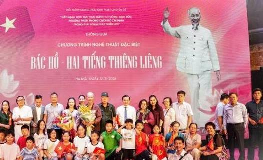 Chương trình đặc biệt “Bác Hồ - Hai tiếng thiêng liêng” ở Bảo tàng Hồ Chí Minh