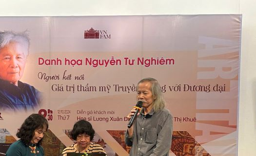 “Art Talk” – Danh họa Nguyễn Tư Nghiêm