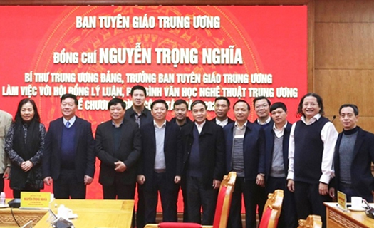 NÂNG CAO NĂNG LỰC LÃNH ĐẠO, QUẢN LÝ VĂN HỌC, NGHỆ THUẬT, TIẾP TỤC NÂNG CAO VỊ THẾ. UY TÍN CỦA HỘI ĐỒNG LÝ LUẬN, PHÊ BÌNH VĂN HỌC, NGHỆ THUẬT TRUNG ƯƠNG