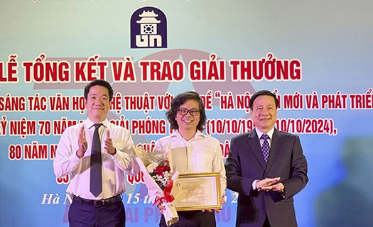 Phim “Vì Hà Nội ngày mai” đoạt giải Đặc biệt sáng tác về “Hà Nội - Đổi mới và phát triển”