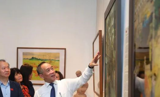 Hơn 50 tác phẩm mỹ thuật tái hiện ký ức những năm tháng kiến thiết đất nước
