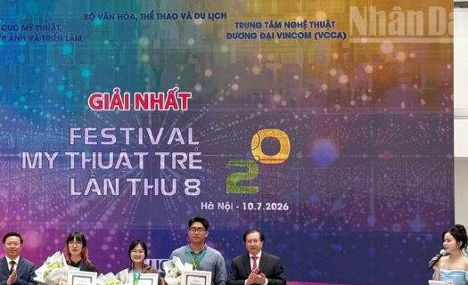 Trao giải thưởng và triển lãm Festival Mỹ thuật trẻ lần thứ 8-năm 2026