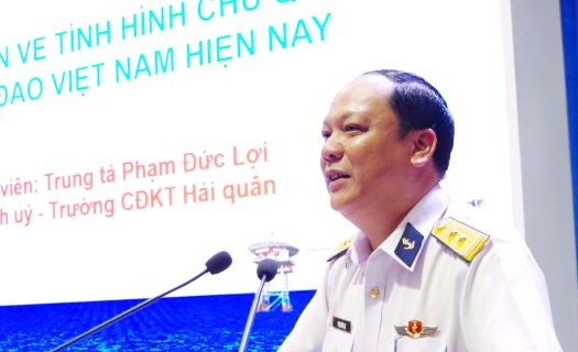 Trường Cao đẳng Kỹ thuật Hải quân tuyên truyền biển đảo tại Tây Ninh