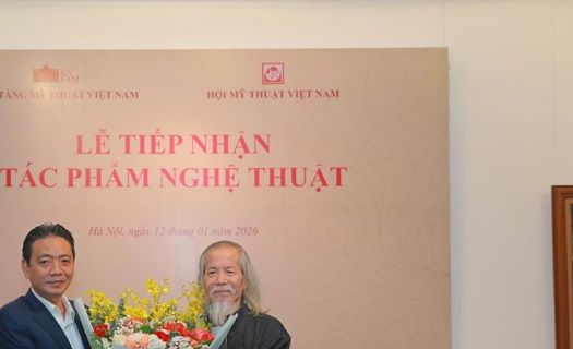 Bảo tàng Mỹ thuật Việt Nam tiếp nhận gần 1.000 tác phẩm mỹ thuật độc bản