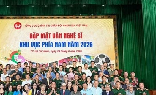 Đại tướng Nguyễn Trọng Nghĩa chủ trì gặp mặt đại biểu văn nghệ sĩ khu vực phía nam