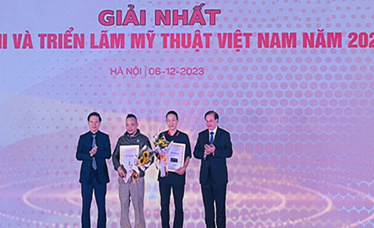 27 tác phẩm đoạt giải cuộc thi Mỹ thuật Việt Nam năm 2023